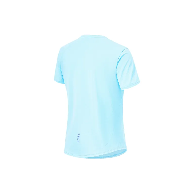 LINING Running Collection T Shirts Women's Light Wax Blue-1