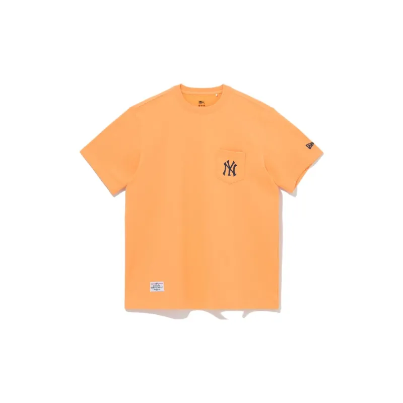 New Era SS23 T Shirt Unisex Milk Orange-1