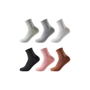 INVISIBLE Mid-Calf Socks Women's 6 Pack