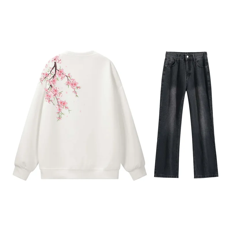 SUNSETMONENT Sweatshirt Set Unisex-7