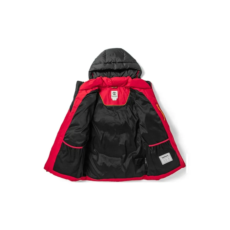 Timberland Down Jacket Men's Black Red-2