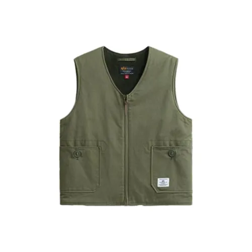 Alpha Industries Vests Men Green