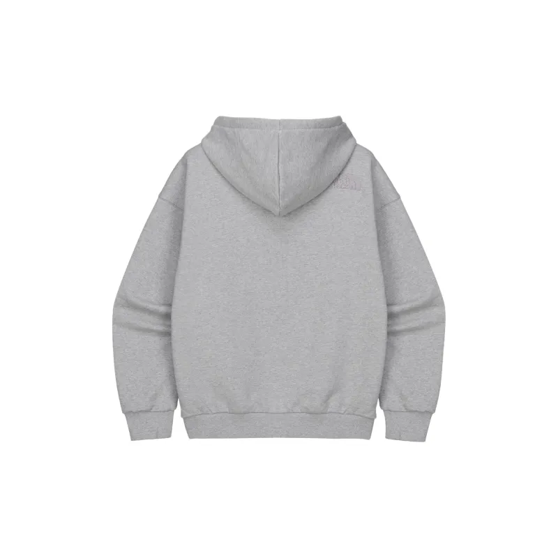 THE NORTH FACE Mini Box Logo Hood Pullover Sweatshirt Men's Gray-1