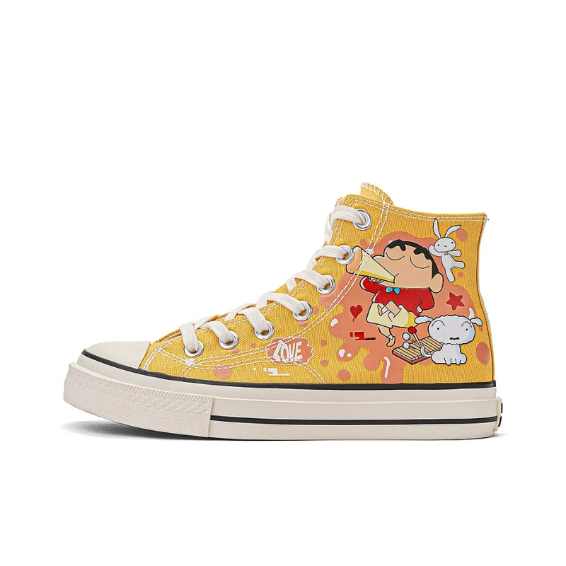 Crayon Shinchan High Top Canvas Shoes Unisex-16
