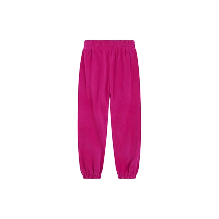 WE11DONE Knitted Sweatpants Unisex Dark Pink-1