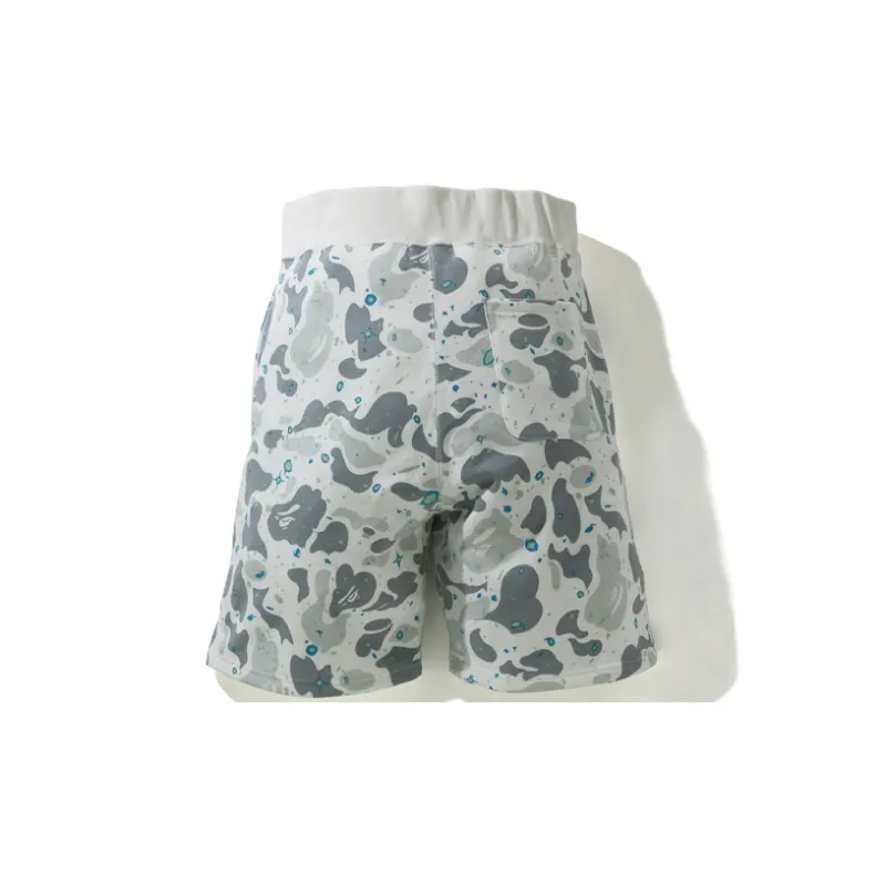 Bape Space Camo Shark Sweat Shorts SS21-3