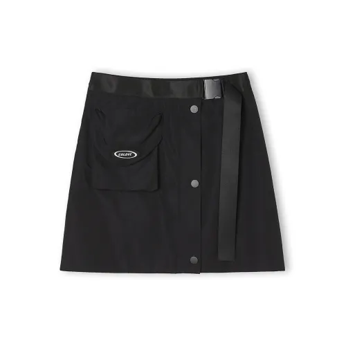 CoLove Cargo Short Skirts Women's Black