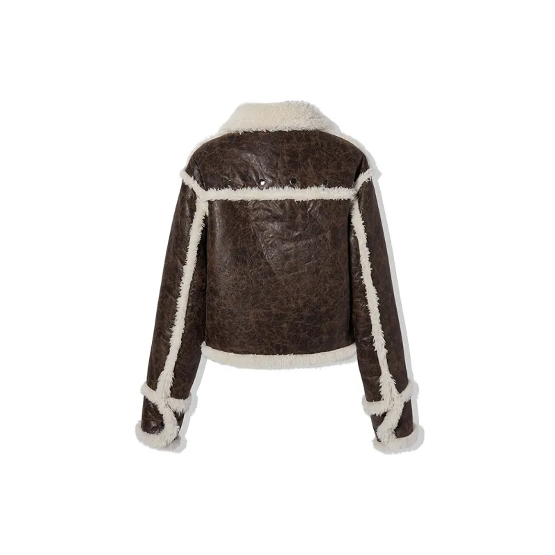 LA CRAWFISH Jacket Women's Coffee-1