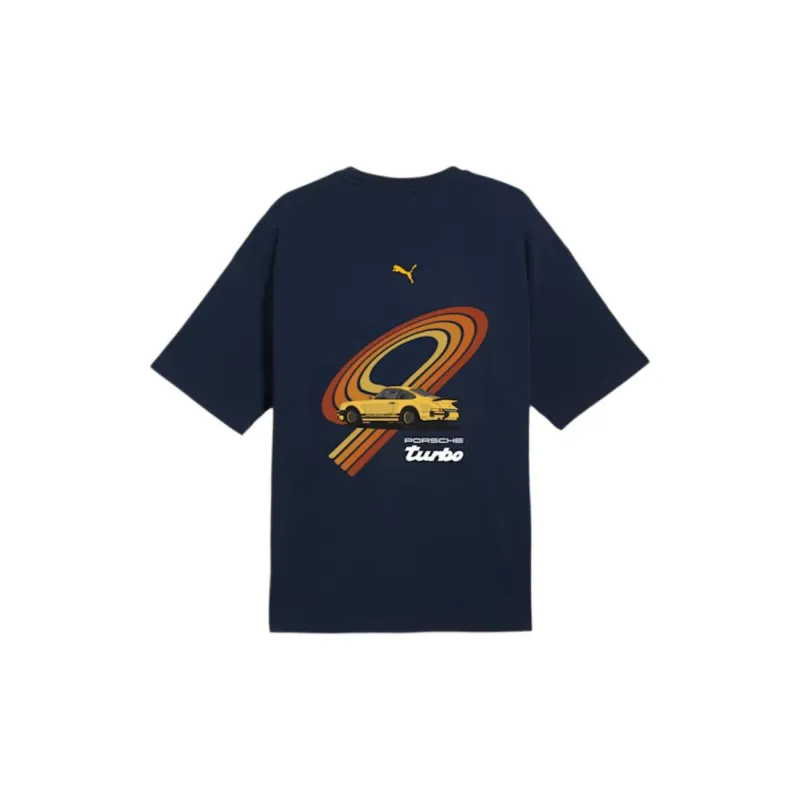 PUMA Porsche LegacyTurbo T-Shirt Men's Marine-1