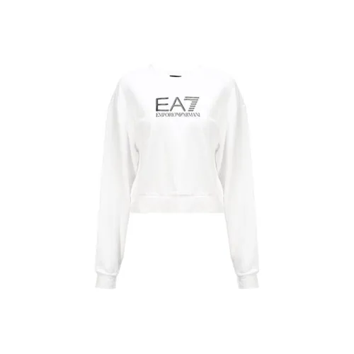 EMPORIO ARMANI EA7 Sweatshirts Women's White