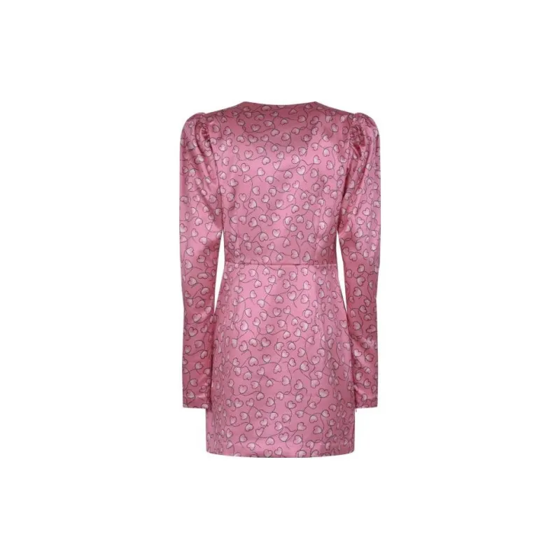 Rotate Long-Sleeved Dresses Women's Pink-1