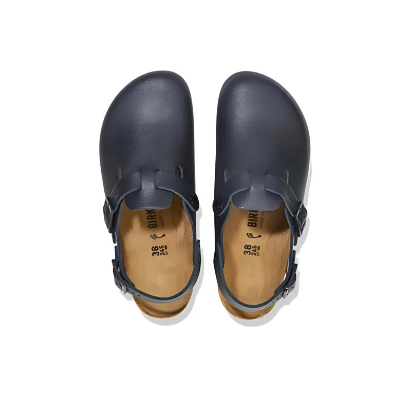 Birkenstock Wrap toe Slippers Unisex Black Narrow Fit-3