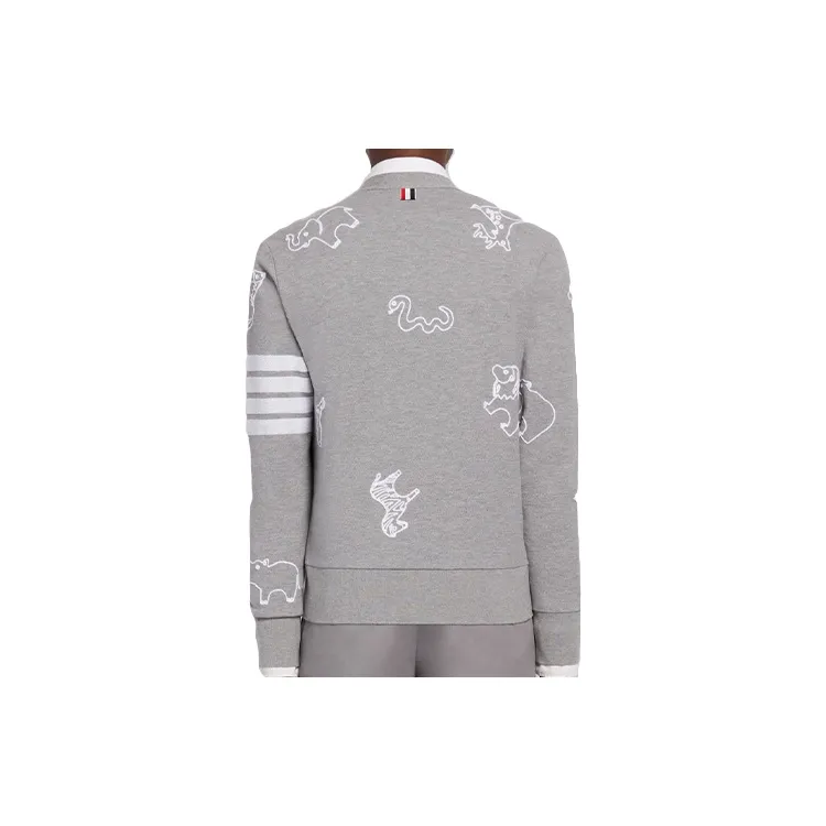 THOM BROWNE Knitwear Men Light Gray-1