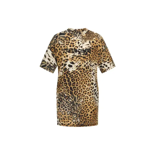 Roberto Cavalli Short-Sleeved Dresses Women's Brown