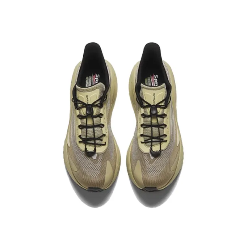 Sprandi Lightweight Low Top Casual Running Shoes Men's Yellow Brown-3