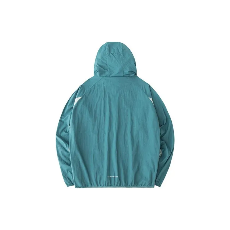 Anta Water-Resistant UV Protection Sun Protection Clothing Unisex Sand Green/Bean Gray Green-1