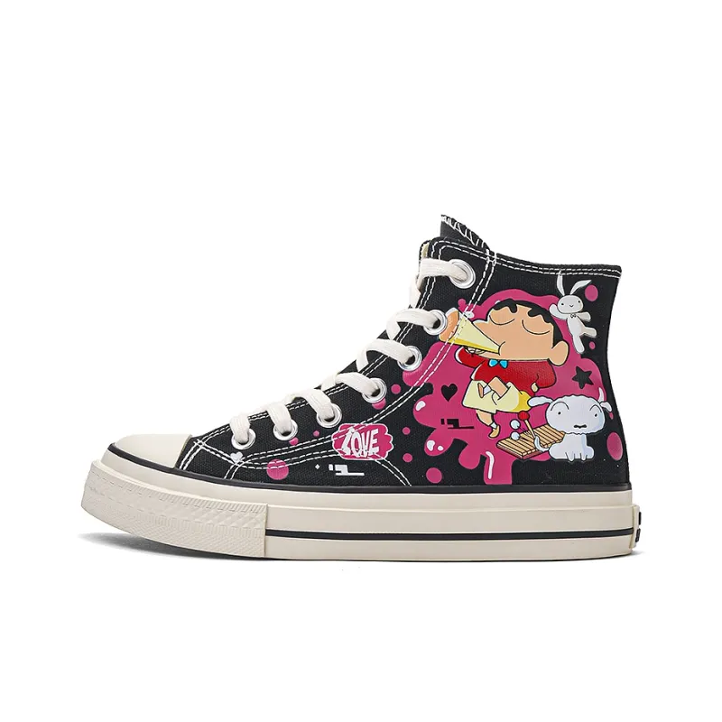 Crayon Shinchan High Top Canvas Shoes Unisex-9