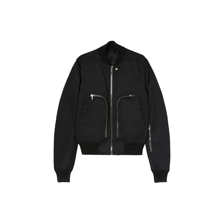 RICK OWENS Zip-Front Bomber Jacket 50 - POIZON