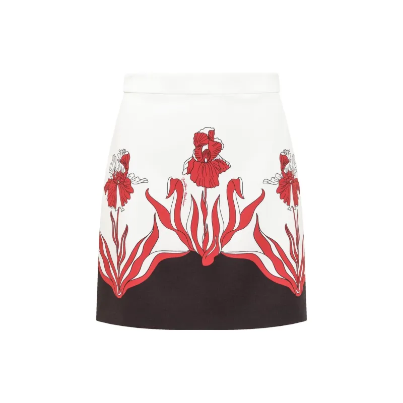 MOSCHINO Floral Print Mini Skirt-1