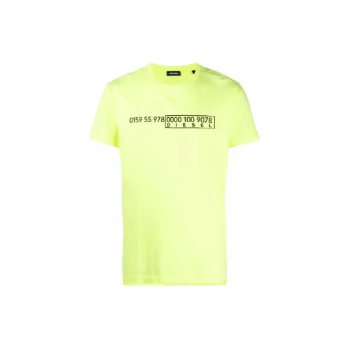 DIESEL T-Shirts Men Yellow