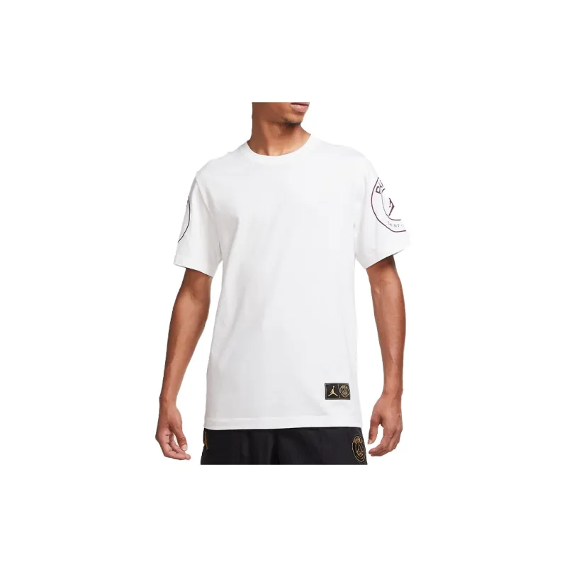 Jordan T Shirts Men White-2