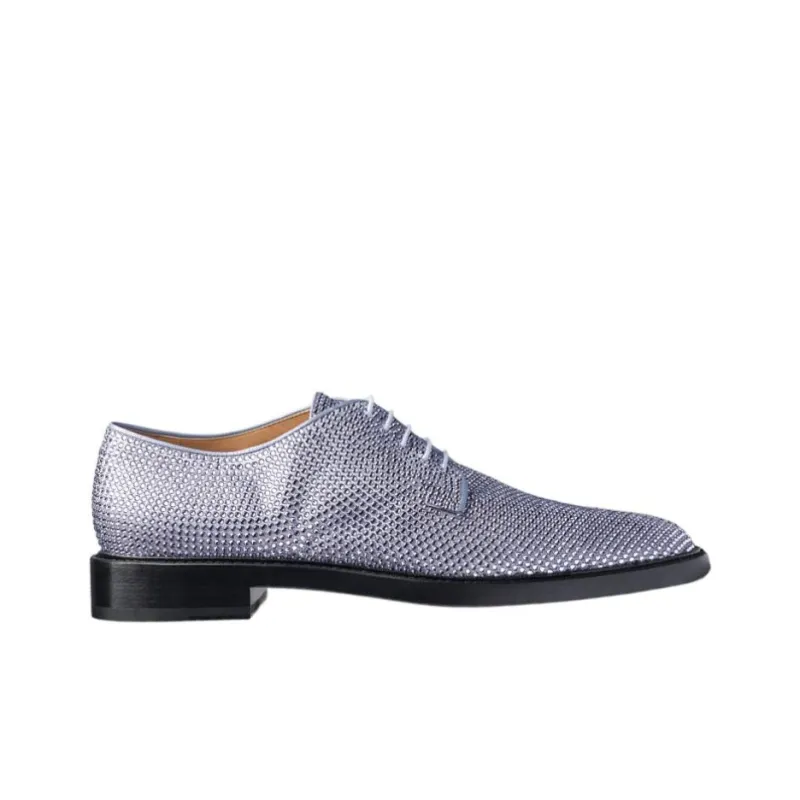Maison Margiela Tabi Rhinestone-embellished Derby Shoes-1