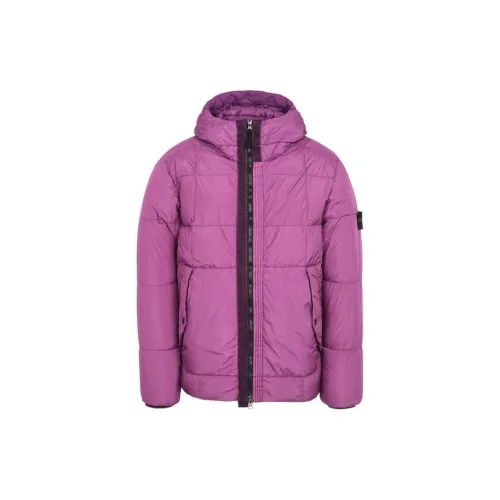 STONE ISLAND Down Jackets Men Purple