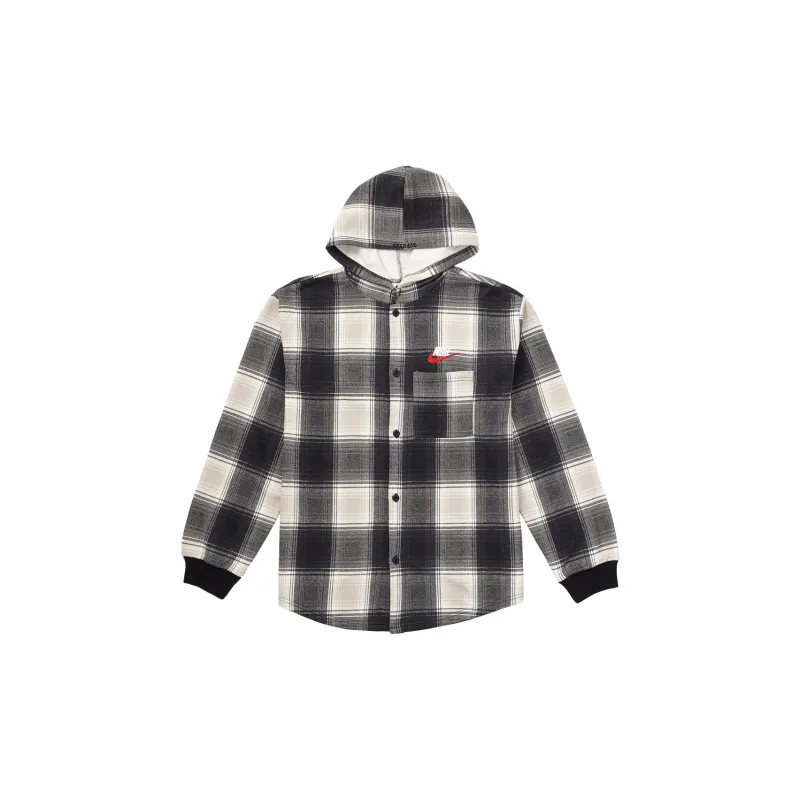 Supreme Nike Plaid Hooded Sweatshirt-1