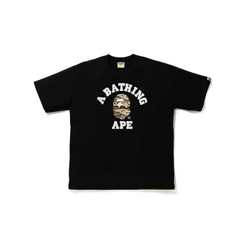 A BATHING APE Reflection Camo College Tee Tee