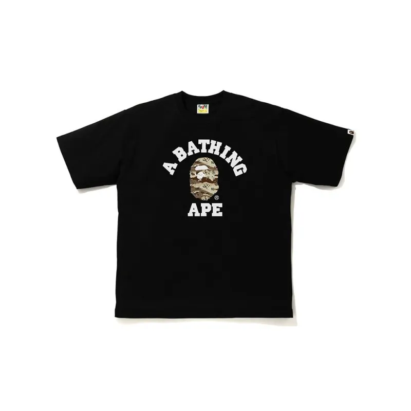 A BATHING APE Reflection Camo College Tee Tee-0