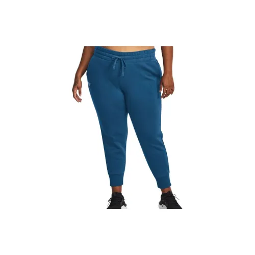 Under Armour Rival Fleece Knitted Sweatpants Women's Blue