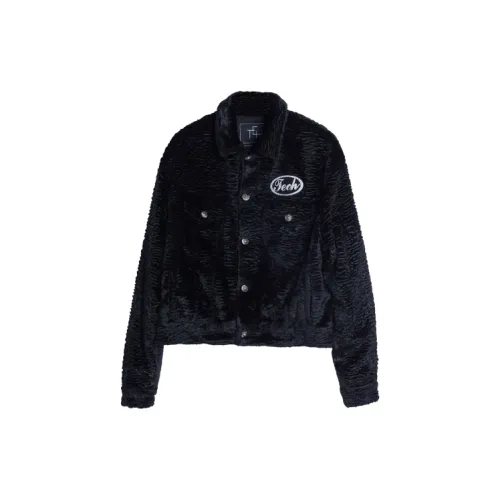 TCH Jackets Unisex Black Base With Silver Logo