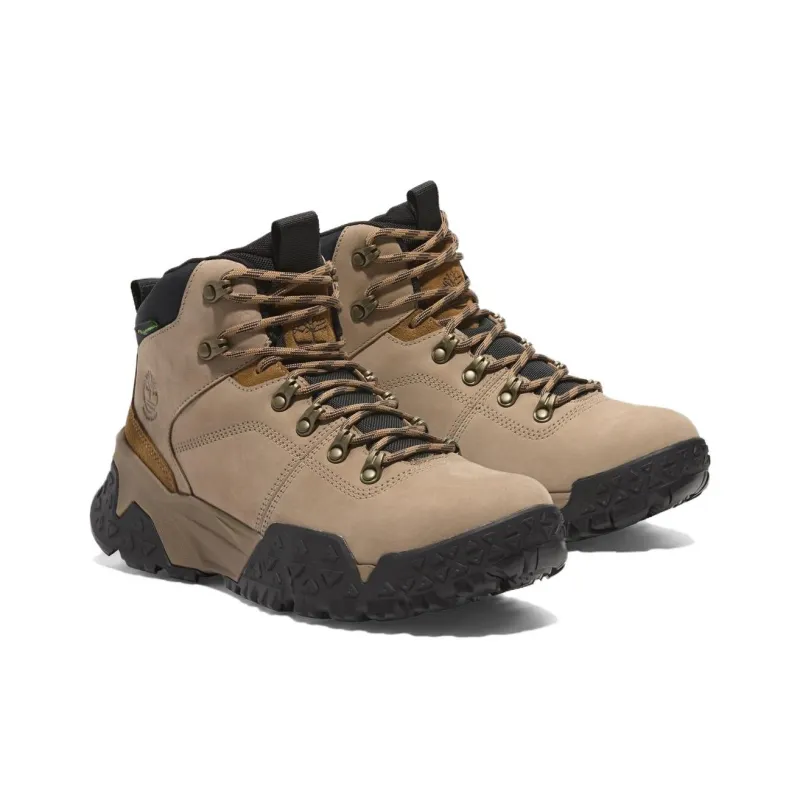 Timberland Slip Resistant Water Resistant Mid Top Outdoor Shoes Men's Beige-1