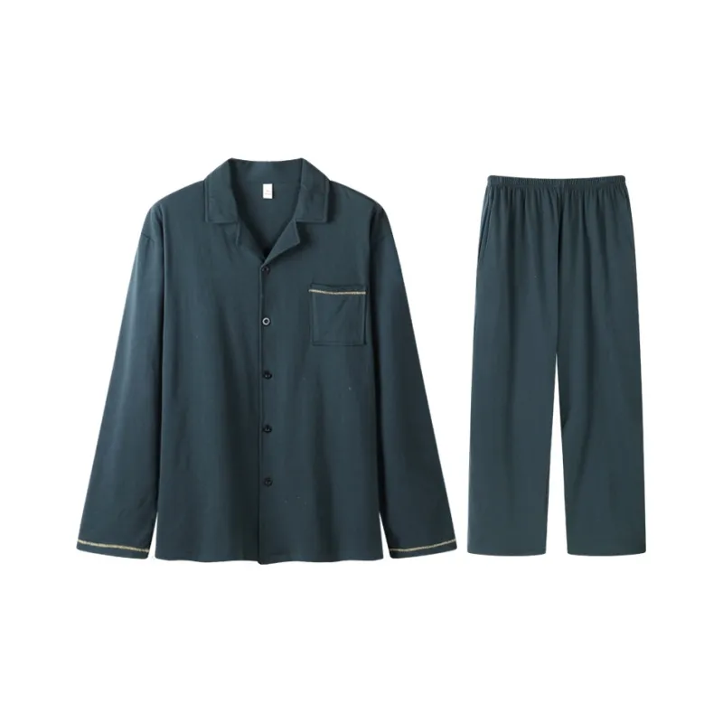Lan Miao LAMIU Pajama Set Spring And Autumn Season Men's-11