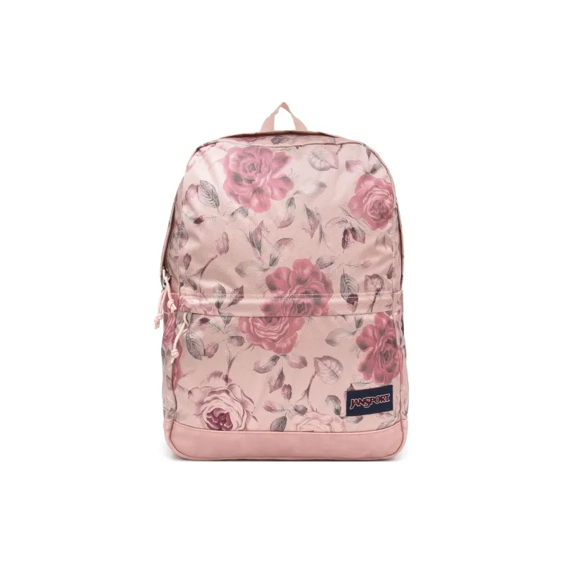 JanSport Polyester Backpack Medium Size Women's Hong Kong Chic Vintage Rose Pink-1