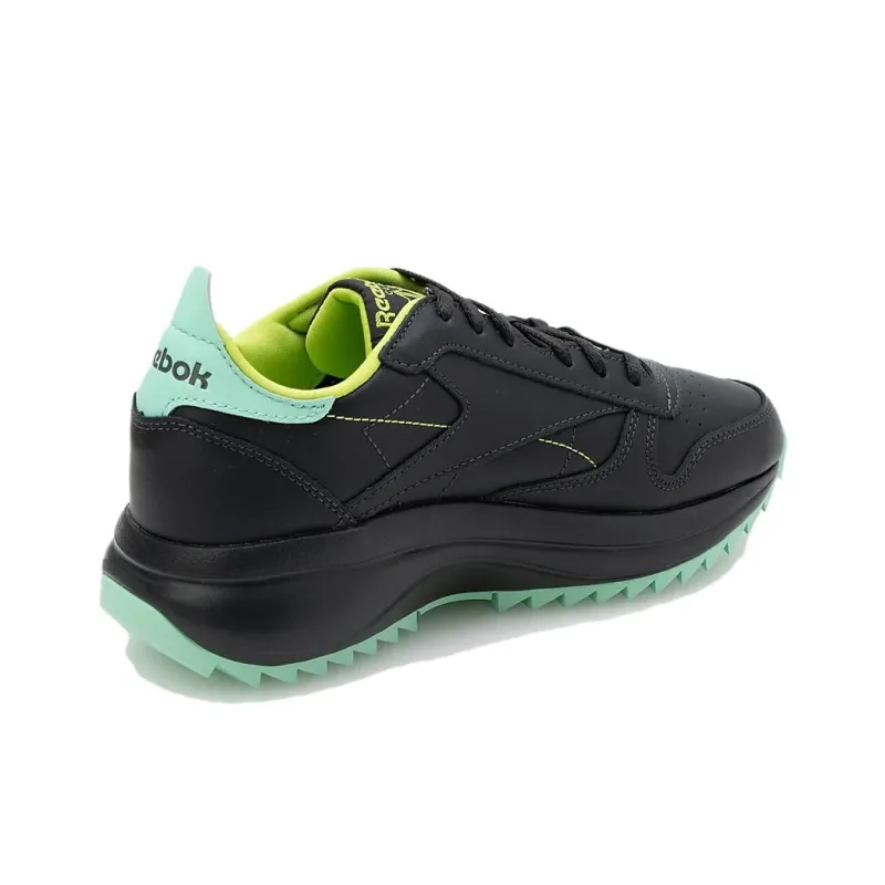Reebok Women's Classic Leather Sp Extra 'Black Laser Lime' Women's-3