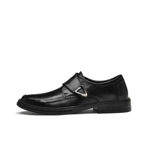 Bull charm Men's Casual Shoes Men Low Top Black/Brown