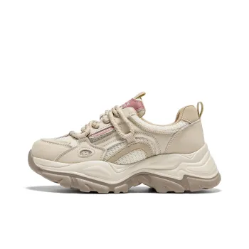Spider King Low Top Chunky Sneakers Women's Apricot