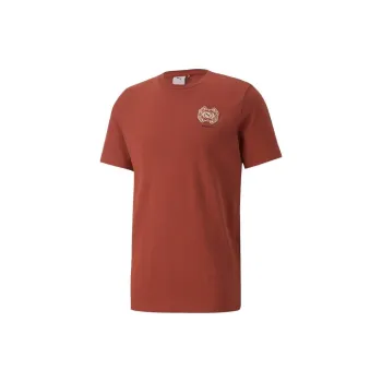 PUMA X Palomo Joint Series T Shirts Unisex Burgundy