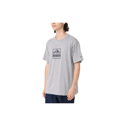 Columbia T-Shirts Men Cool Gray