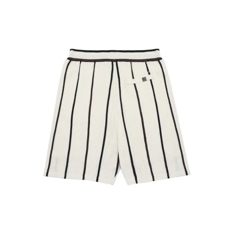 LI NING 1990 Casual Shorts Men Ivory-1