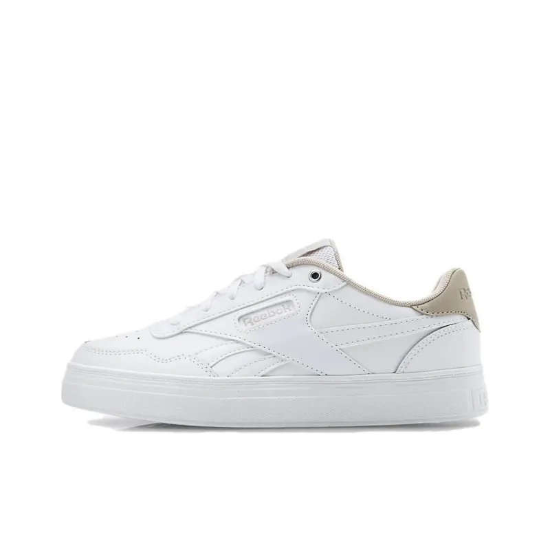 Reebok Court Advance Anti Slip Wear Resistant Low Top Skateboard Shoes Women's White-0