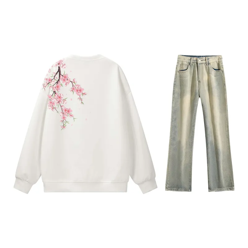 SUNSETMONENT Sweatshirt Set Unisex-25