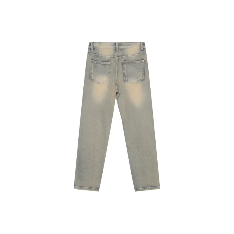 Voguo Relay Jeans Unisex Yellow Mud-1