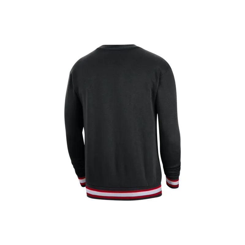 Nike Nba Chicago Bulls Courtside Fleece Sweatshirt-1