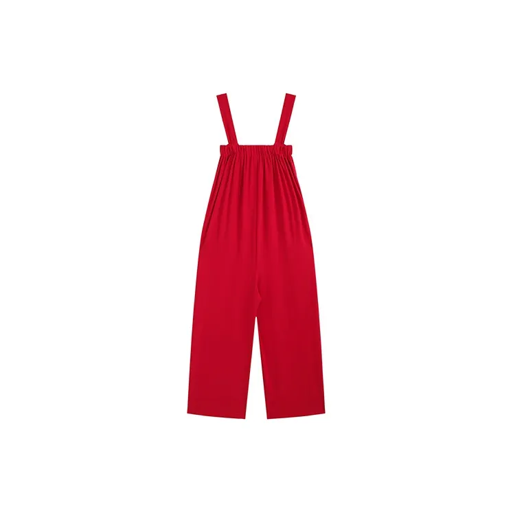 MINCOCROSEPEPPAR Overalls Women's Red-1