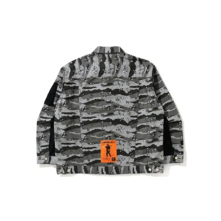 Bape Desert Camo Loose Fit Trucker Jacket-3