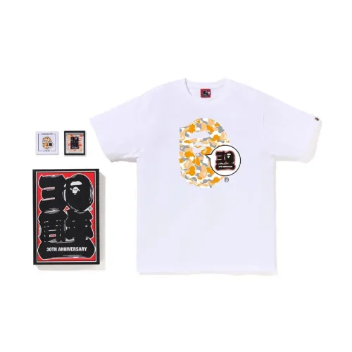 BAPE Store Fukuoka Bape 30th Anniversary Ape Head Tee Set 