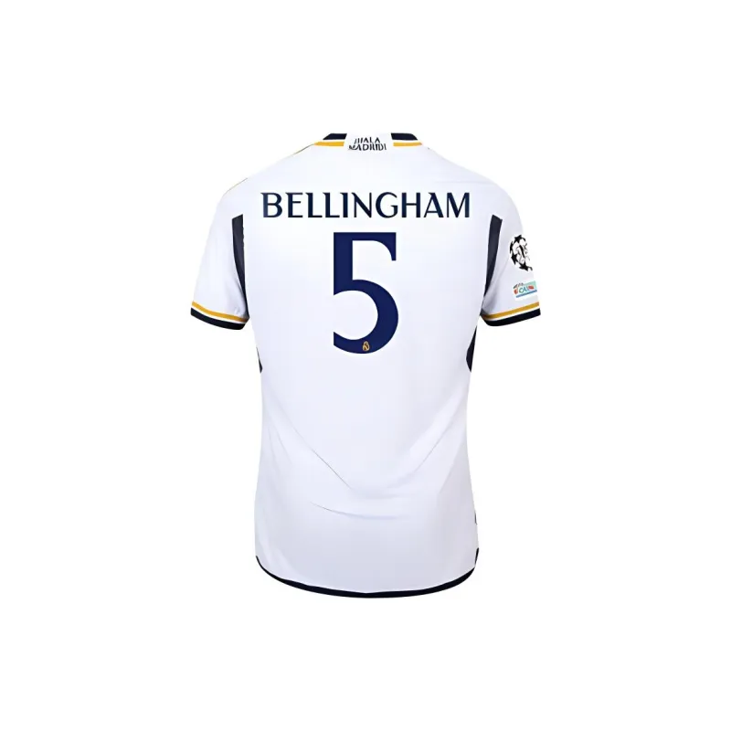 Adidas Soccer Jerseys Real Madrid Home Player Edition Men's 5# Bellinum-1