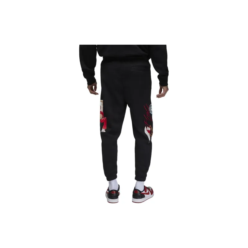 Jordan Knitted Sports Pants Men's Black-1